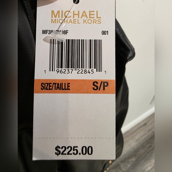 Michael Kors Faux Leather Dress - Picture 2 of 2